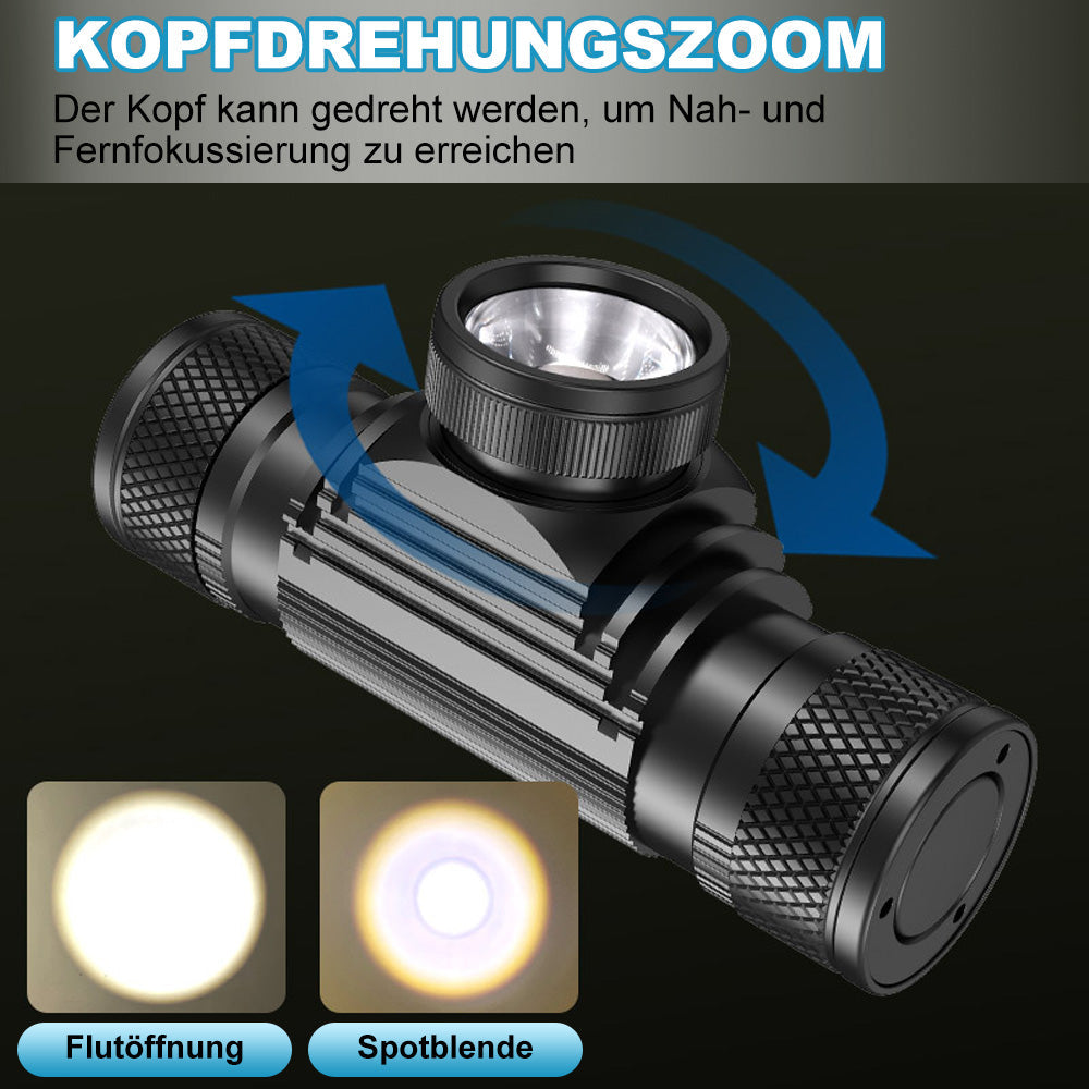 NachtLicht - Große Reichweite, Outdoor-Stirnlampe Mit Extrem Langer Akkulaufzeit
