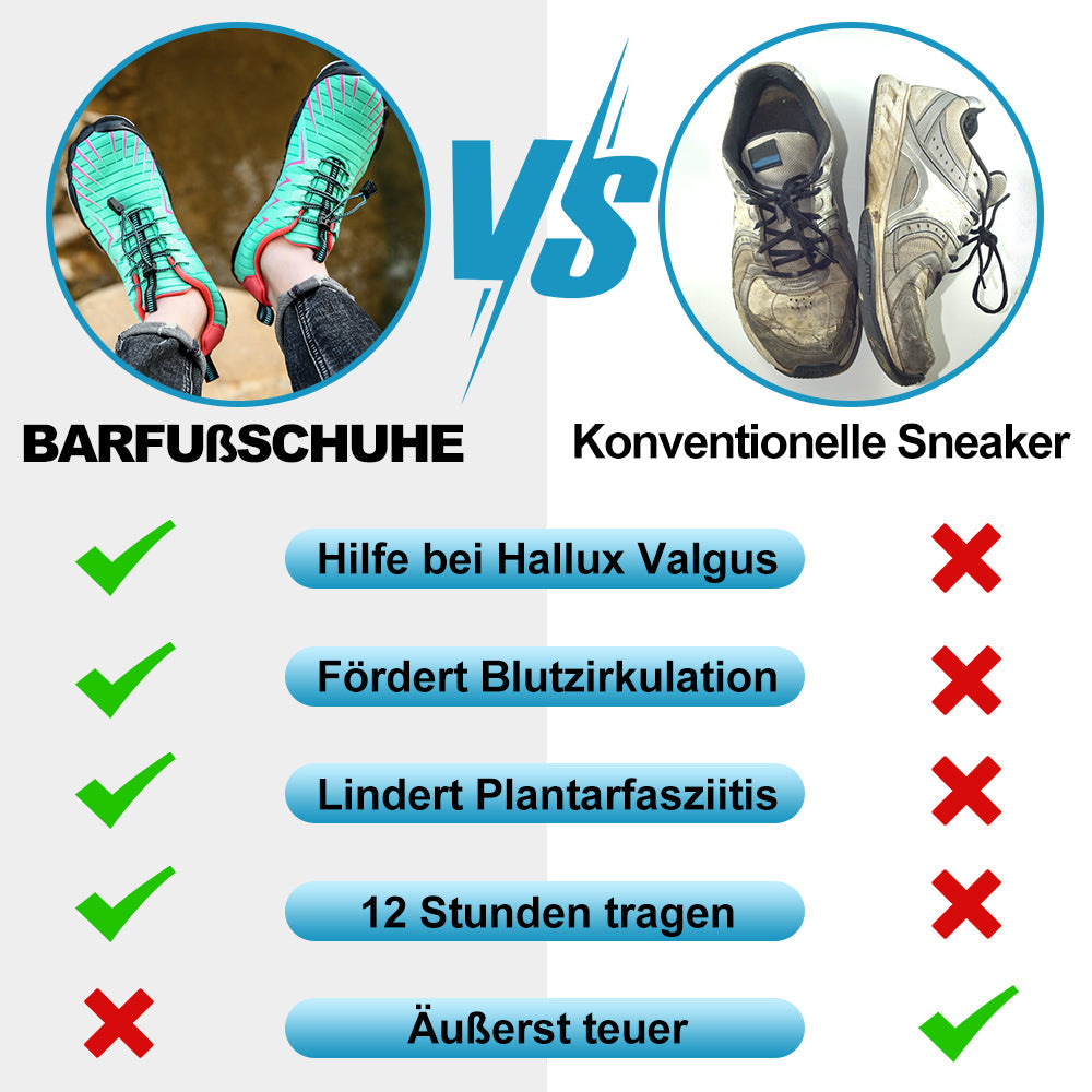 OrthoX One - Ergonomischer Schmerzlindernder Barfußschuh