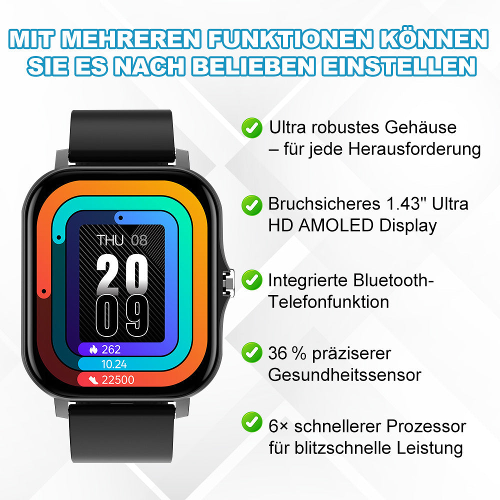 HealthKraft - Intelligente Watch Mit Gesundheitserkennung