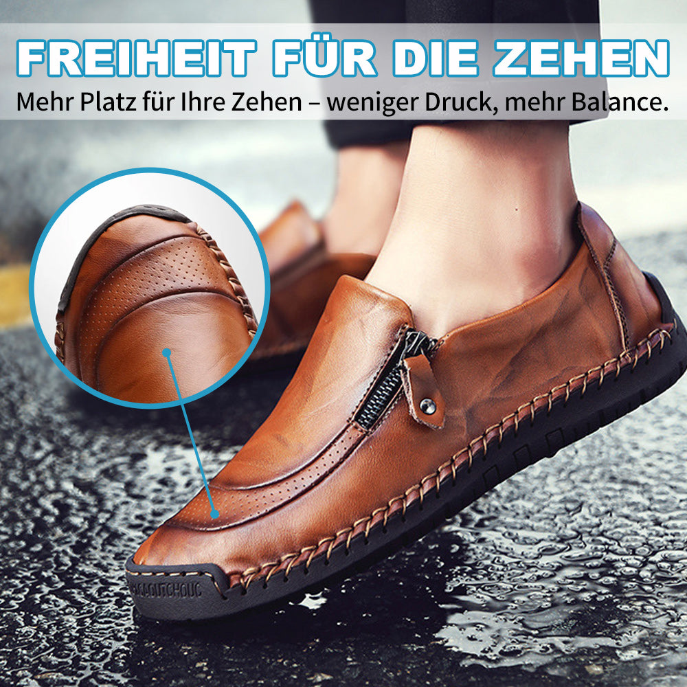 ErgoZip - Ergonomische Schmerzfreie Lederschuhe