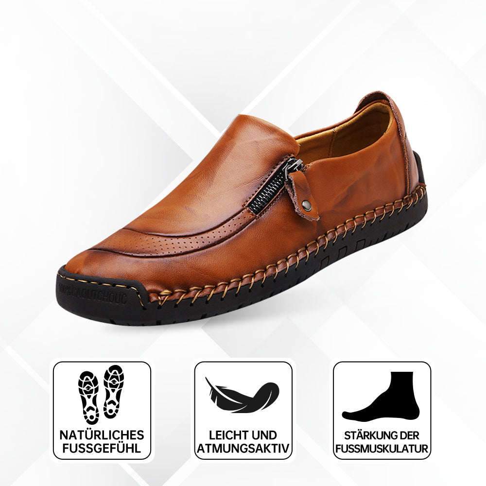 ErgoZip - Ergonomische Schmerzfreie Lederschuhe