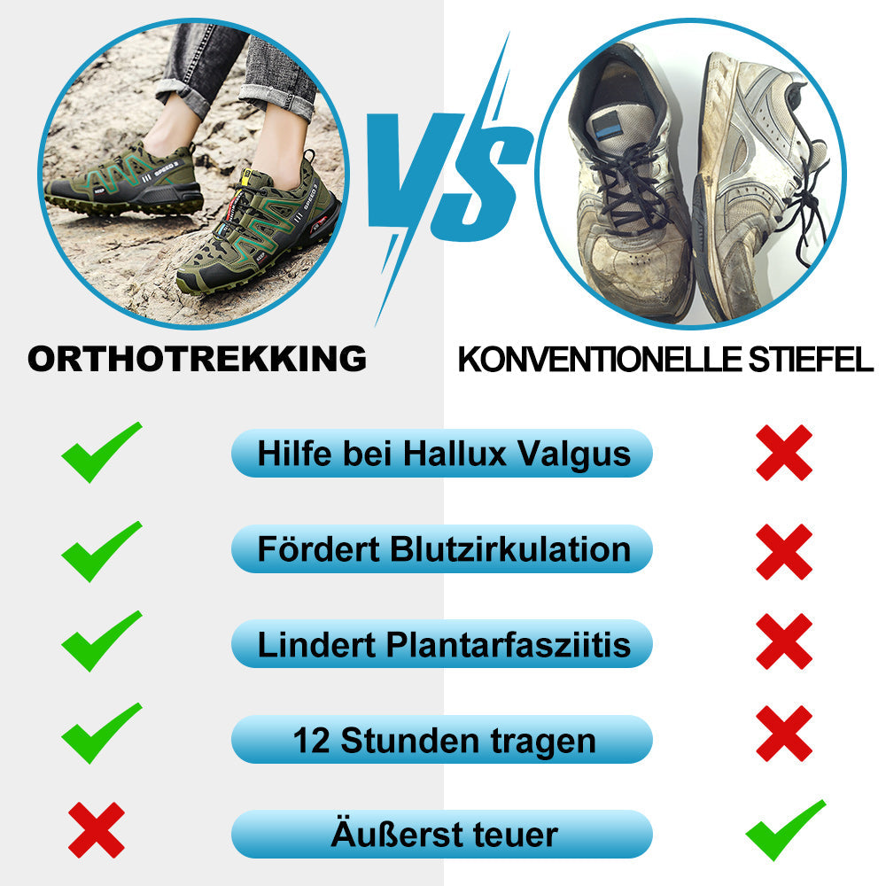 ErgoTrekking Max - Orthopädische Schmerzlindernde Wanderschuhe