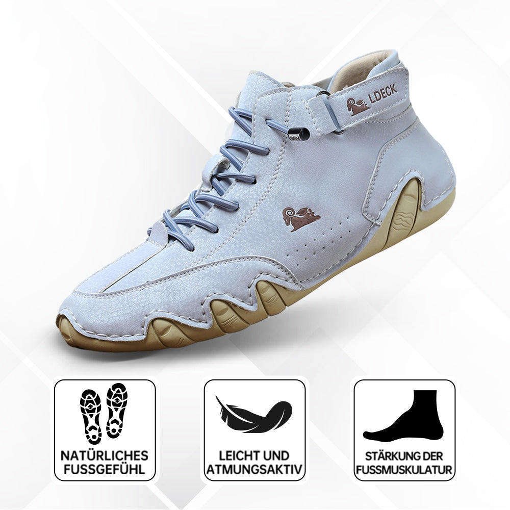 OrthoFlex - Ergonomische, Wasserdichte, Schmerzlindernde Leder-Barfußschuhe