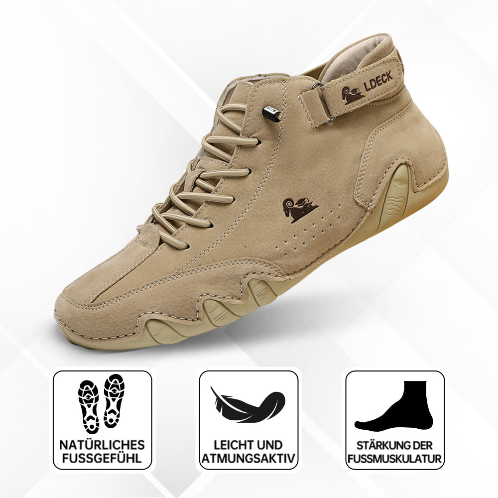 OrthoFlex - Ergonomische, Wasserdichte, Schmerzlindernde Leder-Barfußschuhe