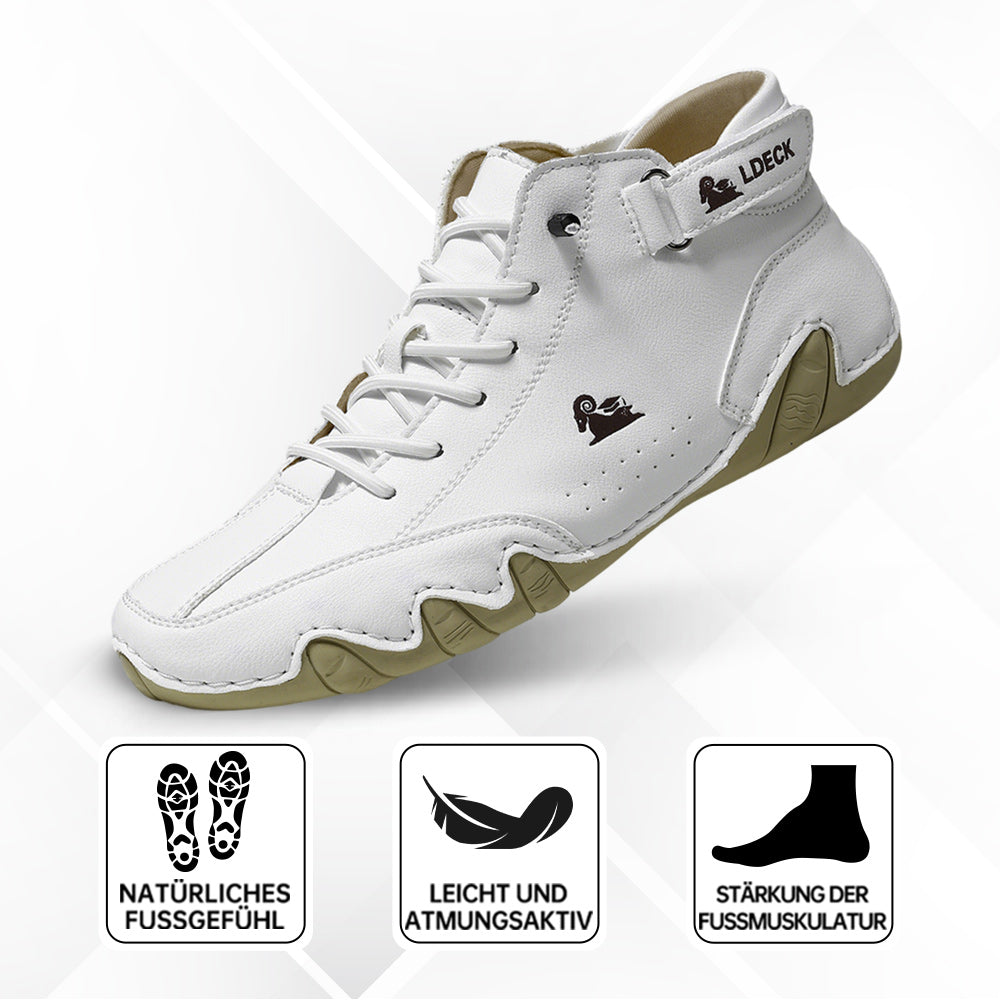 OrthoFlex - Ergonomische, Wasserdichte, Schmerzlindernde Leder-Barfußschuhe