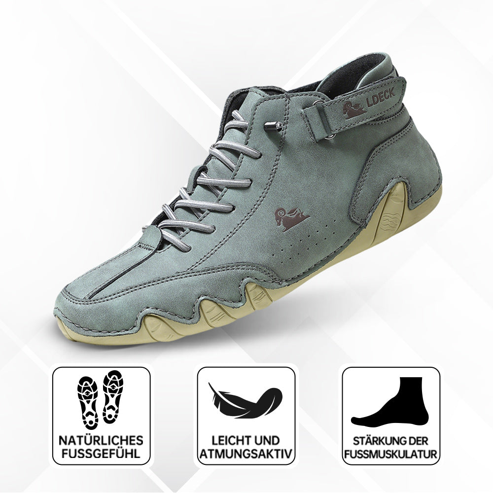 OrthoFlex - Ergonomische, Wasserdichte, Schmerzlindernde Leder-Barfußschuhe