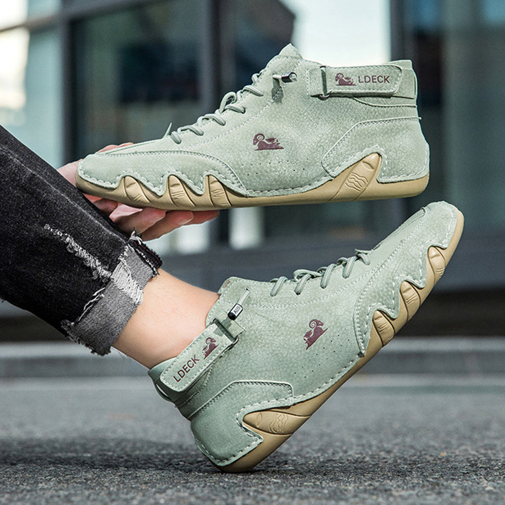 OrthoFlex - Ergonomische, Wasserdichte, Schmerzlindernde Leder-Barfußschuhe