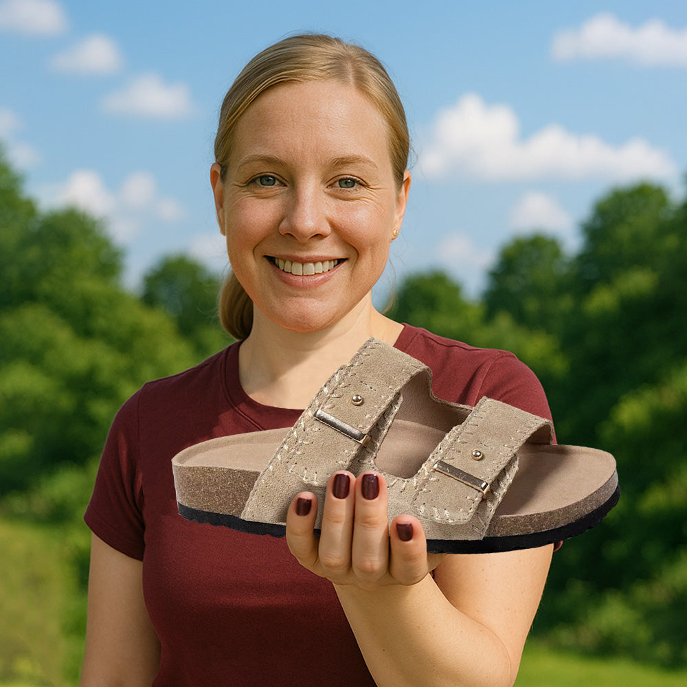 FlowSlipper - Ergonomische, Modische Damensandalen Zur Schmerzlinderung