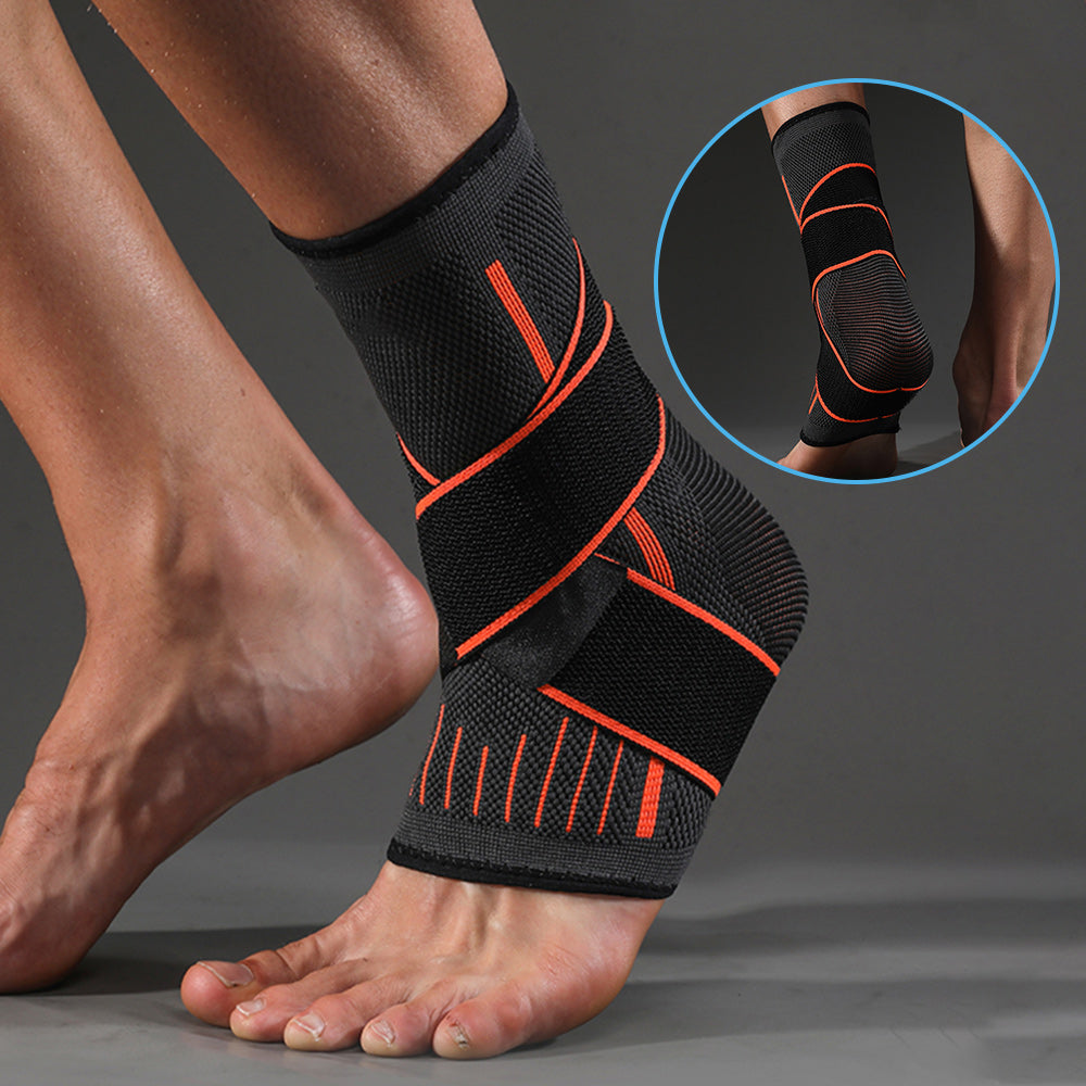 OrthoSole - Ergonomische Knöchelstütze Mit Kompressionsband Gegen Verstauchungen