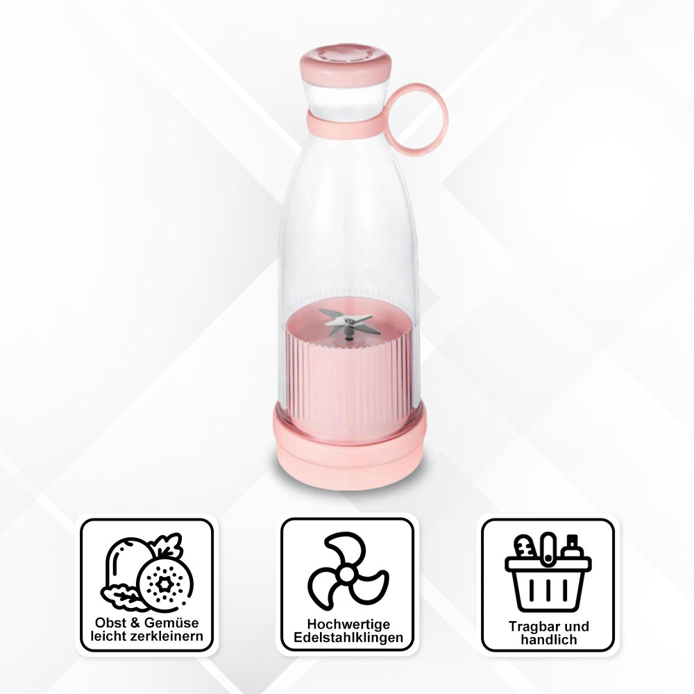 Tragbarer Entsafter – Kompakter Saft- und Smoothie-Mixer mit USB-Ladefunktion