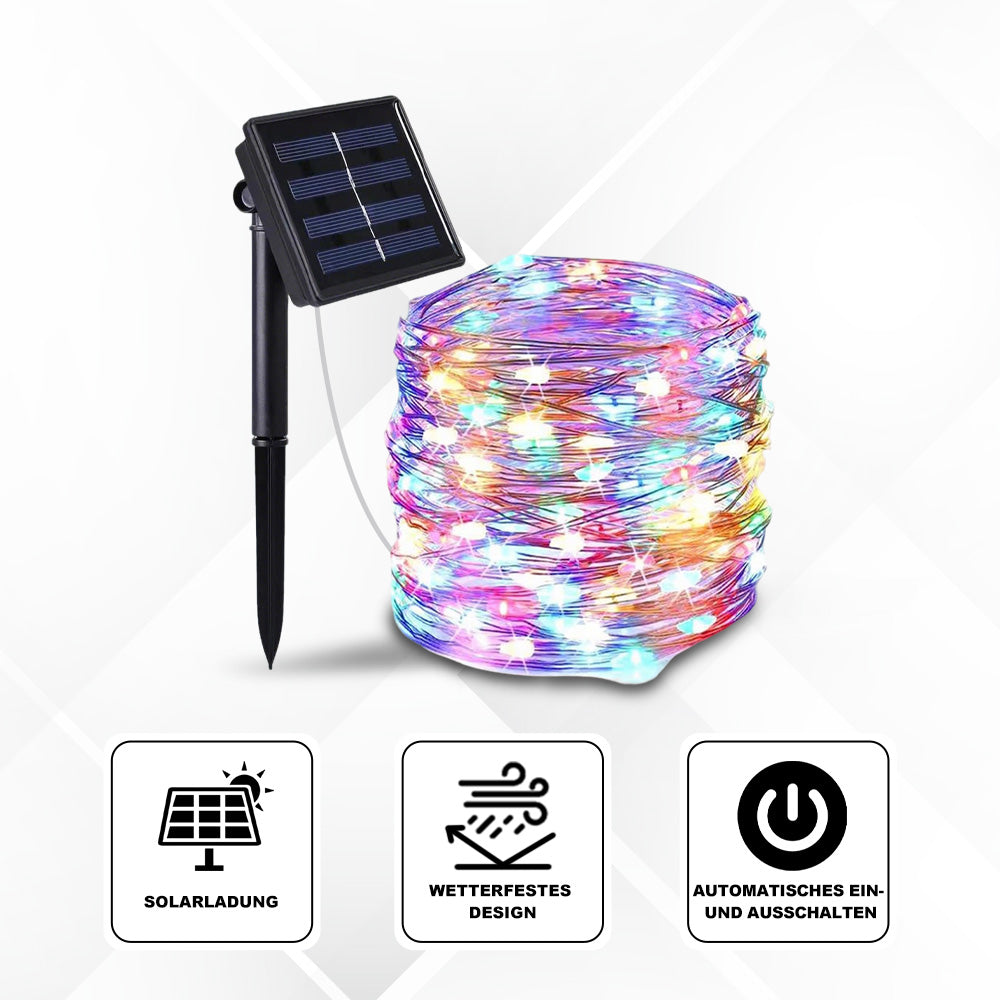 Öko-Lichterkette: Sonnenbetrieben & Absolut Wettertauglich