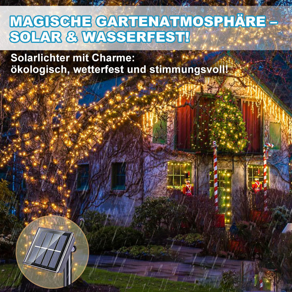 Öko-Lichterkette: Sonnenbetrieben & Absolut Wettertauglich
