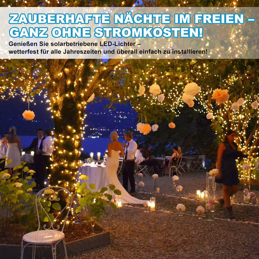 Öko-Lichterkette: Sonnenbetrieben & Absolut Wettertauglich