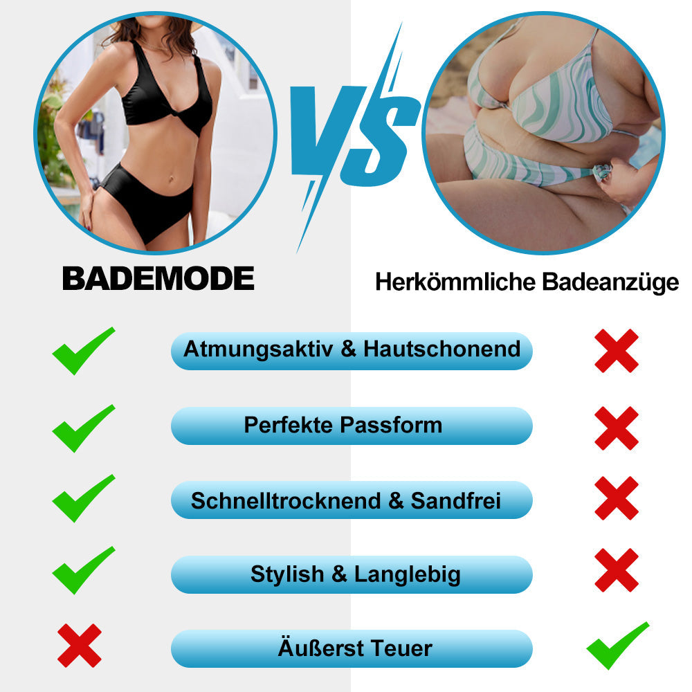 Schmeichelhafter V-Cut Bikini Mit Forming-Effekt