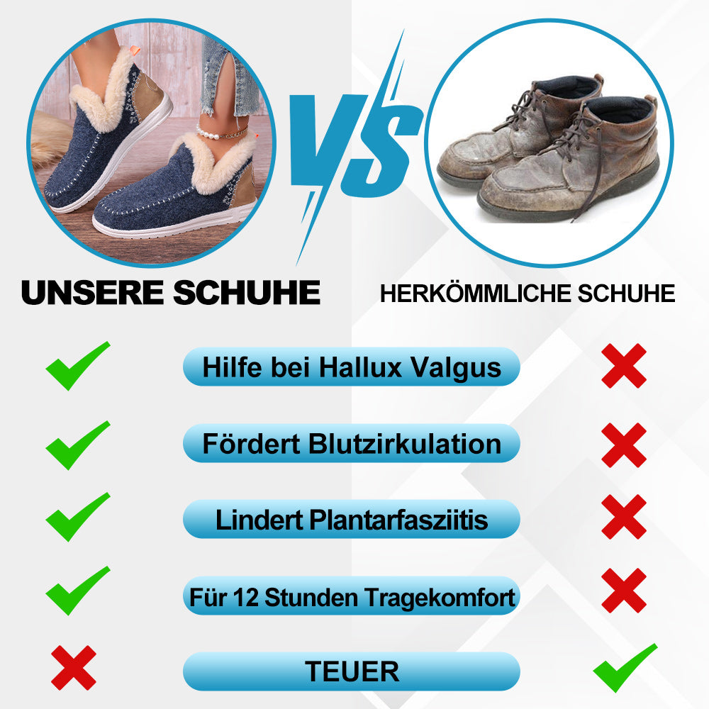 OrthoSoft - Ergonomischer, Schmerzlindernder Komfortschuh – Plüschgefüttert