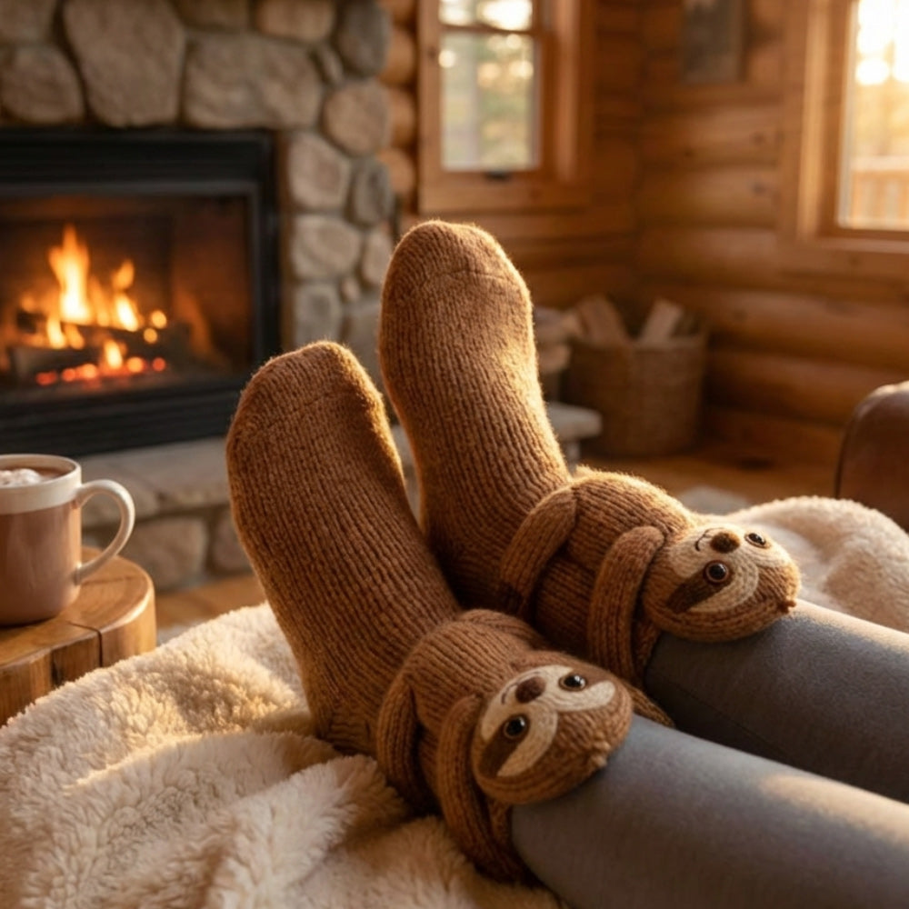 FUZZY Socken – Nie mehr kalte Füße, nur noch FUZZY – Einheitsgröße-Unisex