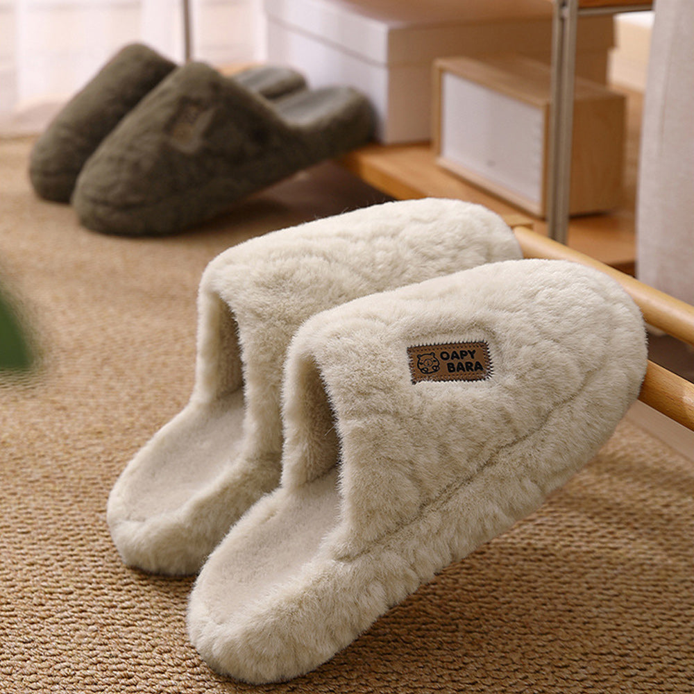 WarmFluffy – Ultraweiche Plüsch-Hausschuhe Mit Rutschfester Sohle