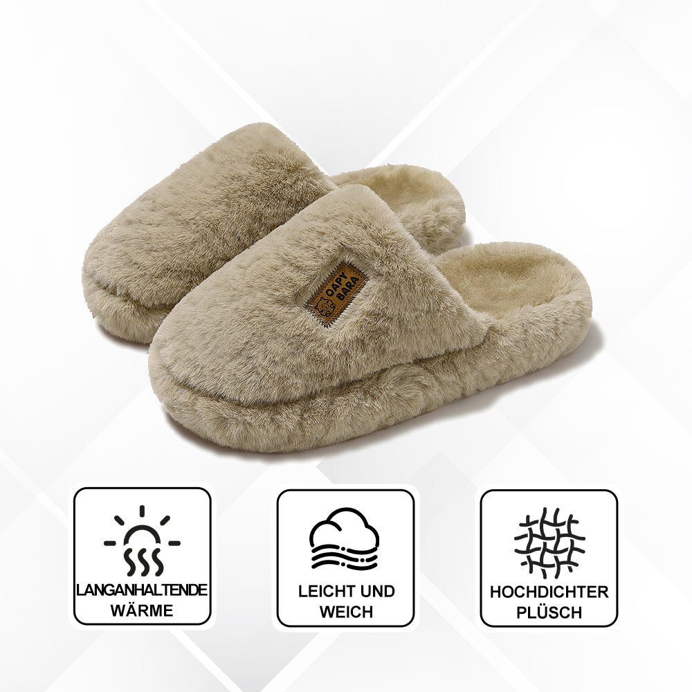 WarmFluffy – Ultraweiche Plüsch-Hausschuhe Mit Rutschfester Sohle