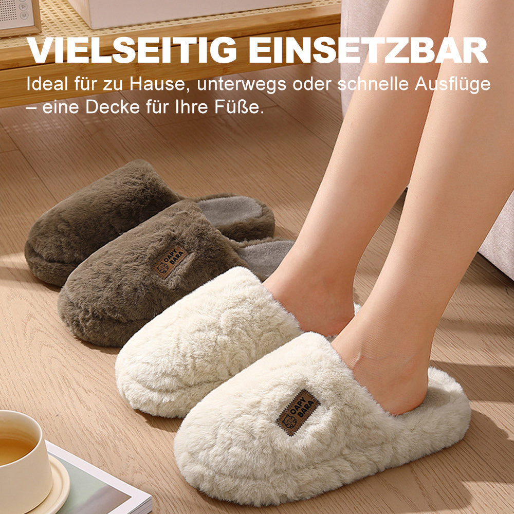 WarmFluffy – Ultraweiche Plüsch-Hausschuhe Mit Rutschfester Sohle