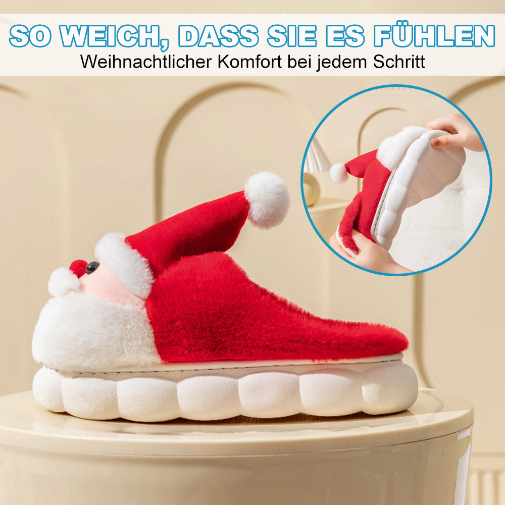 Winterjoy – Weihnachtsmann Hausschuhe - Warme Gemütliche Fest