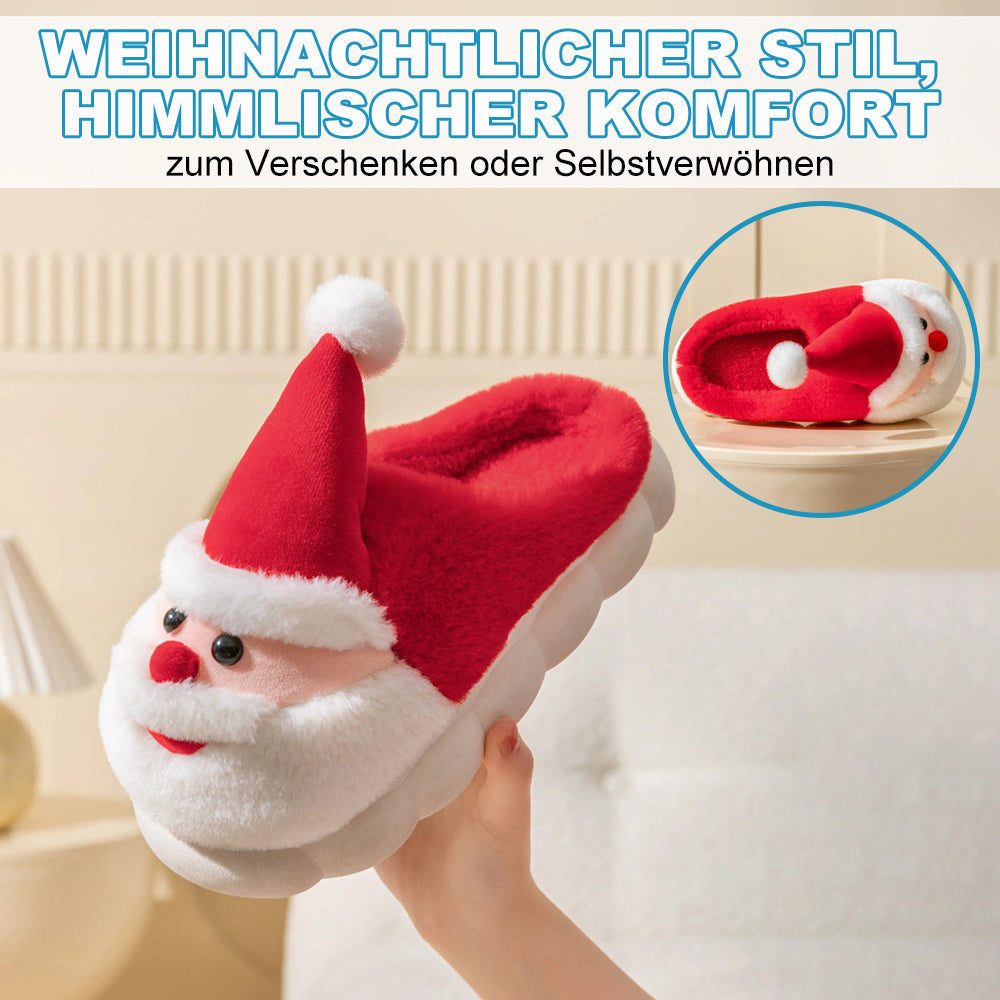 Winterjoy – Weihnachtsmann Hausschuhe - Warme Gemütliche Fest