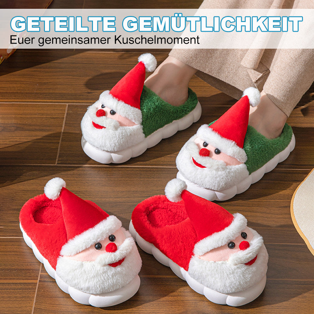 Winterjoy – Weihnachtsmann Hausschuhe - Warme Gemütliche Fest
