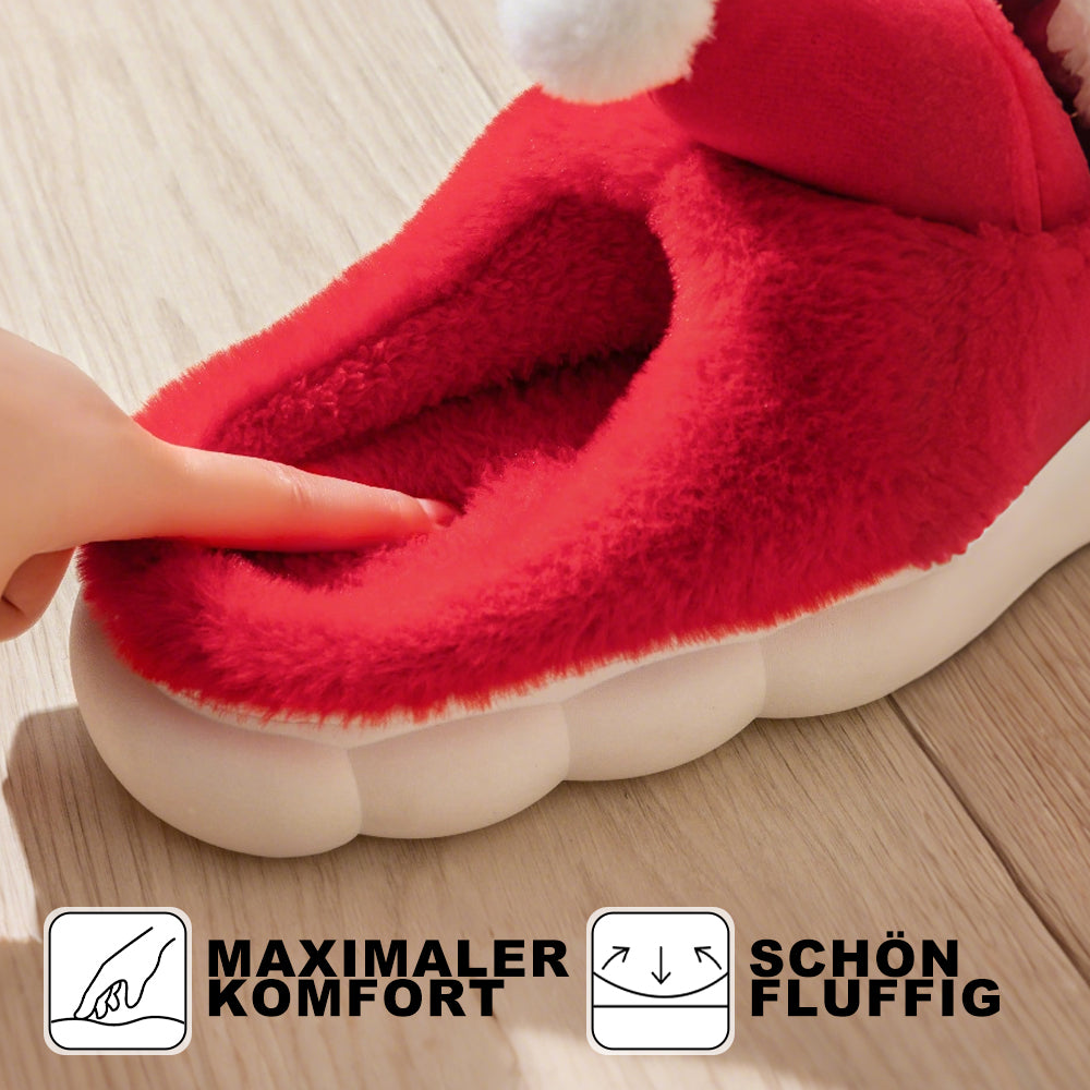 Winterjoy – Weihnachtsmann Hausschuhe - Warme Gemütliche Fest