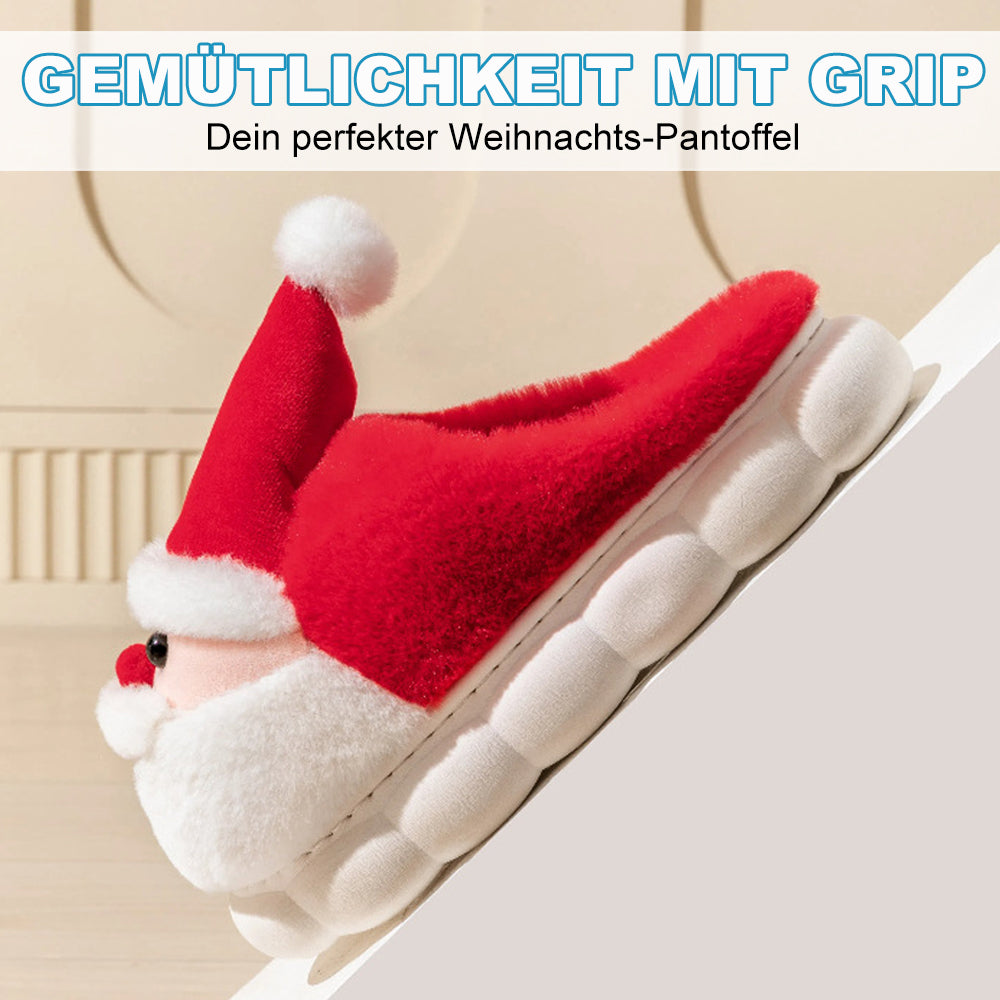 Winterjoy – Weihnachtsmann Hausschuhe - Warme Gemütliche Fest