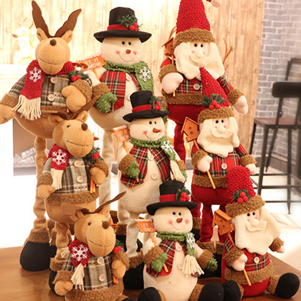 SantaJoy - Weihnachtliches Stretch-Spielzeug – Ideal als Geschenk & Dekoration