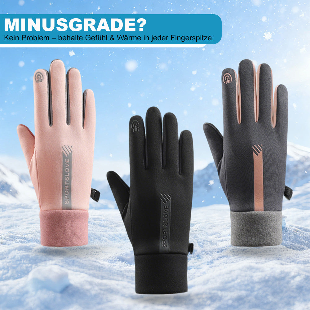 FrostWarm - Extrem Rutschfester, Reflektierender & Winterfester Thermohandschuh