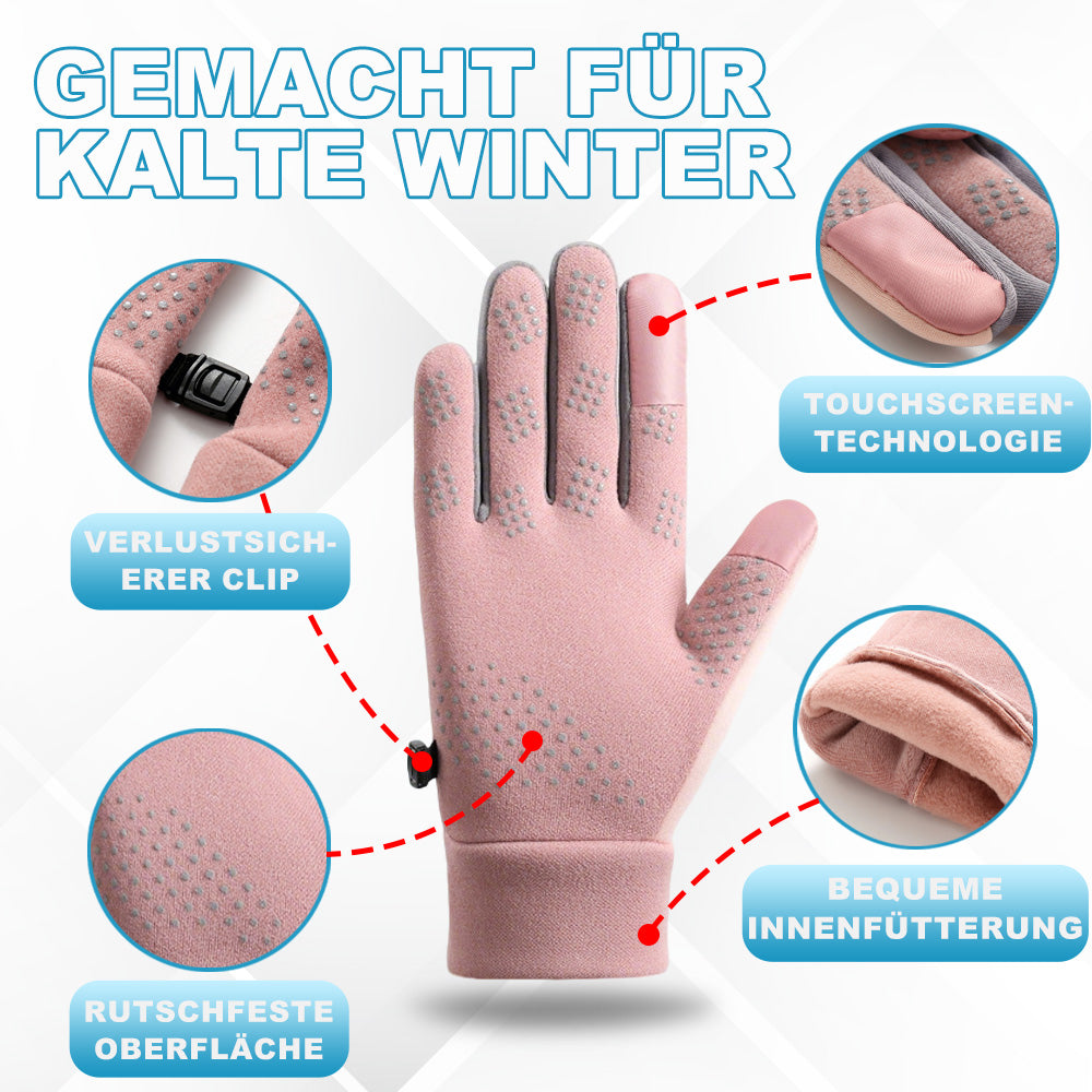 FrostWarm - Extrem Rutschfester, Reflektierender & Winterfester Thermohandschuh