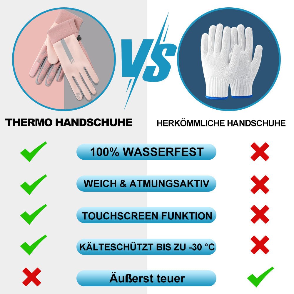 FrostWarm - Extrem Rutschfester, Reflektierender & Winterfester Thermohandschuh