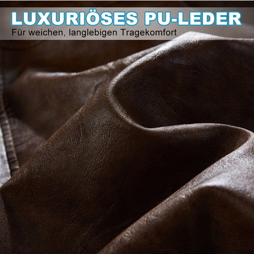 ThermoCore - Hochwertige Lederjacke Herren