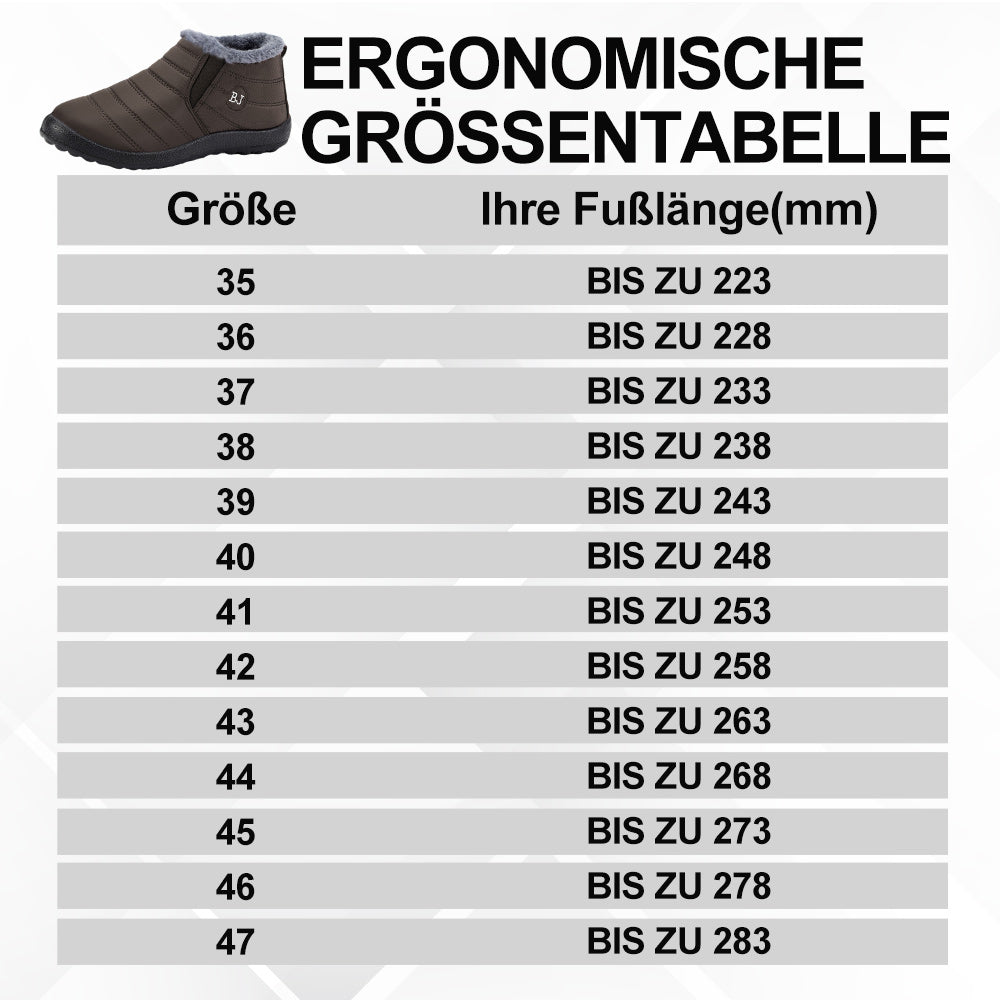 OrthoHeat Komfort – Ergonomische Fleecegefütterte Winterschuhe