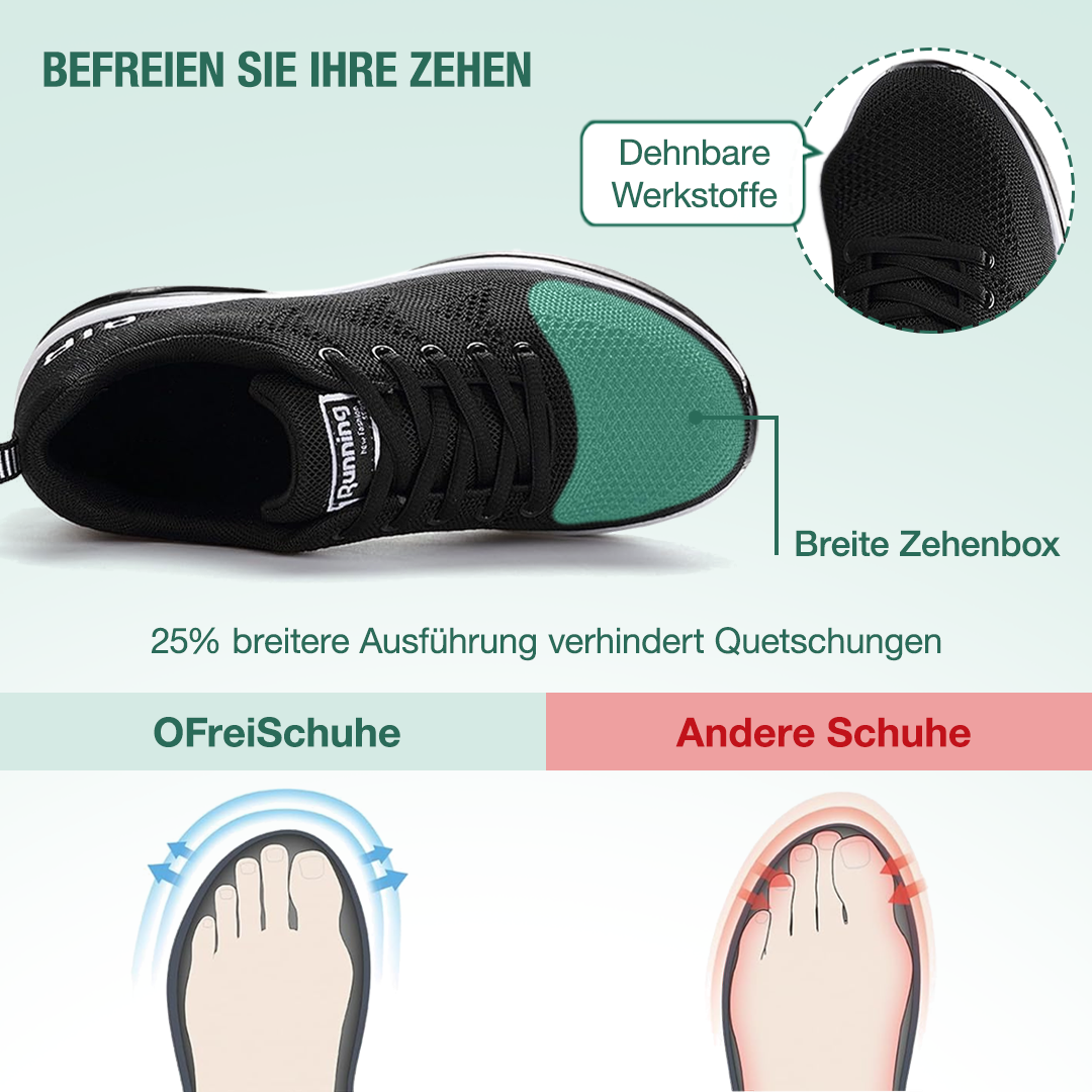 FederGang Orthopädische Schuhe - Schwarz