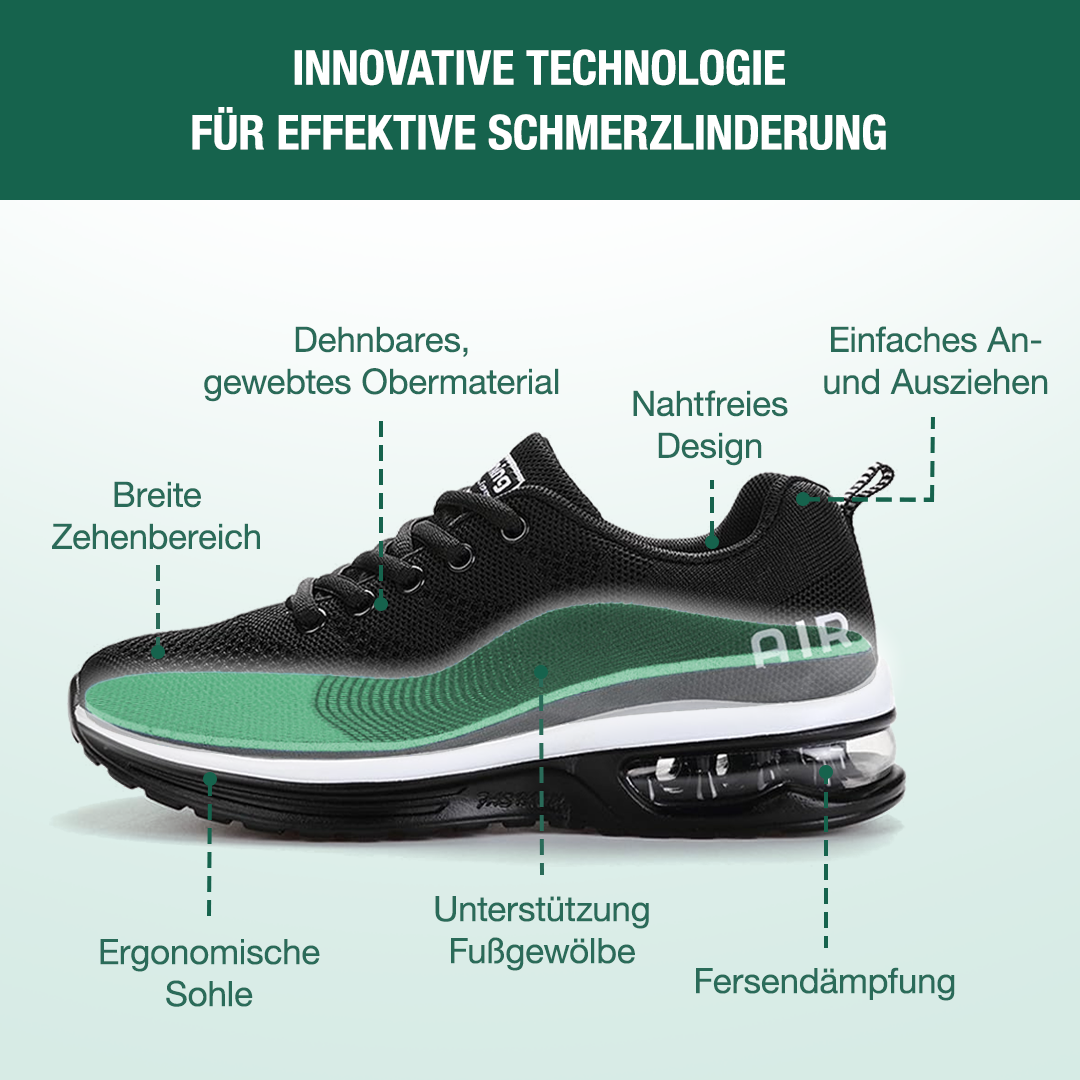 FederGang Orthopädische Schuhe - Schwarz