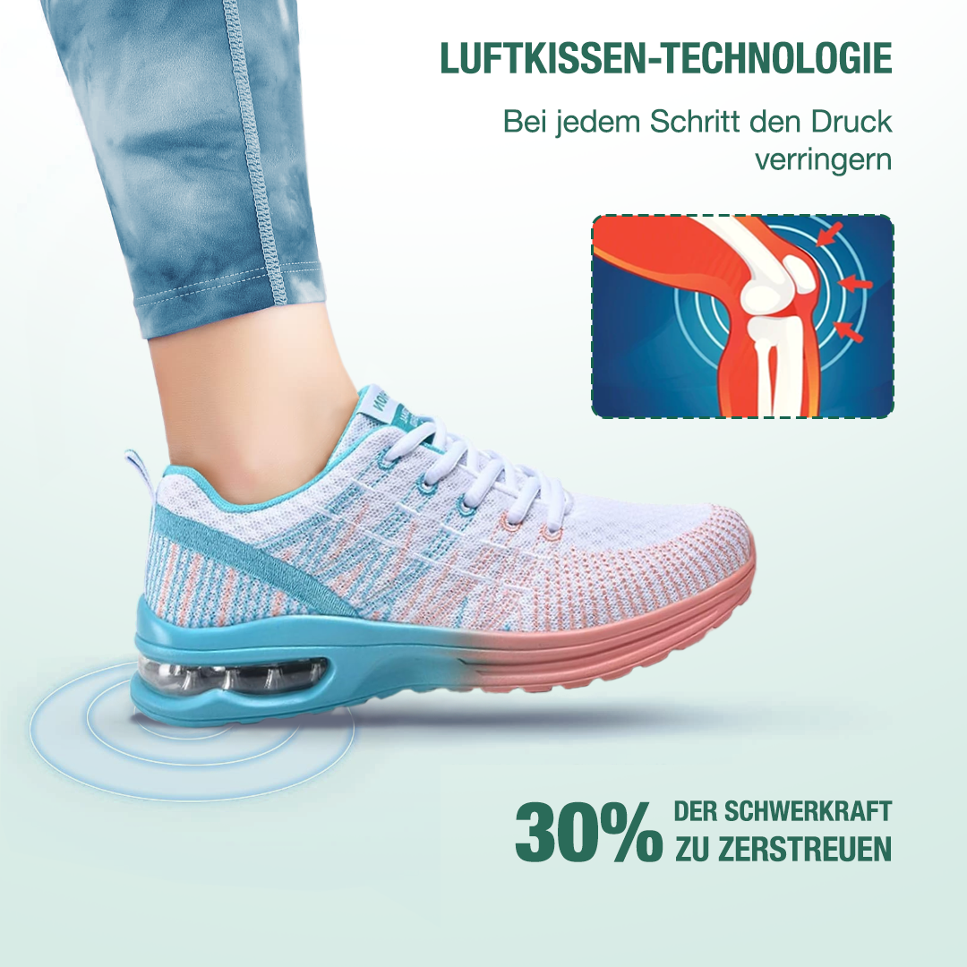 Hildaschritt Orthopädische Schuhe - Blau Koralle