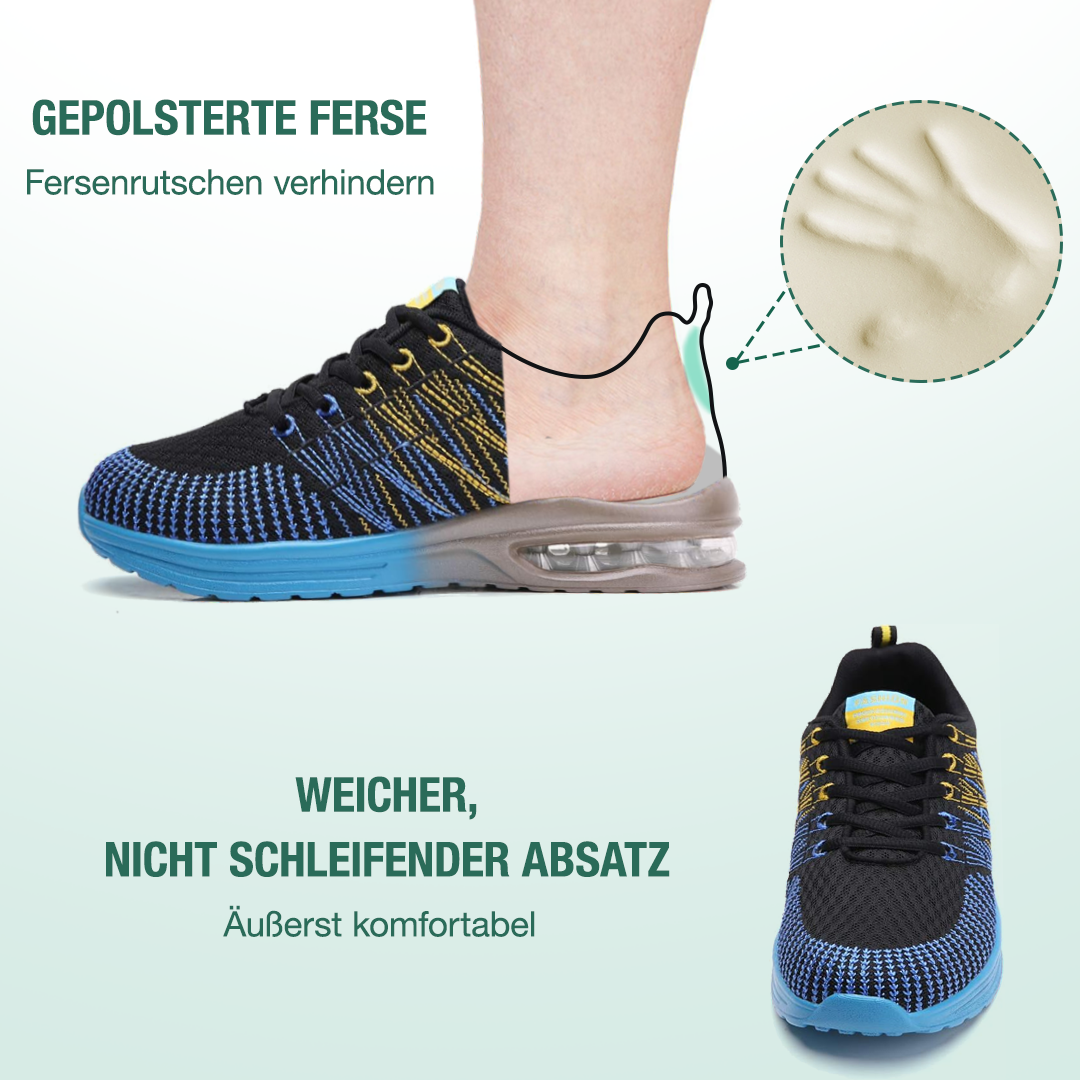 Hildaschritt Orthopädische Schuhe - Gelb Blau