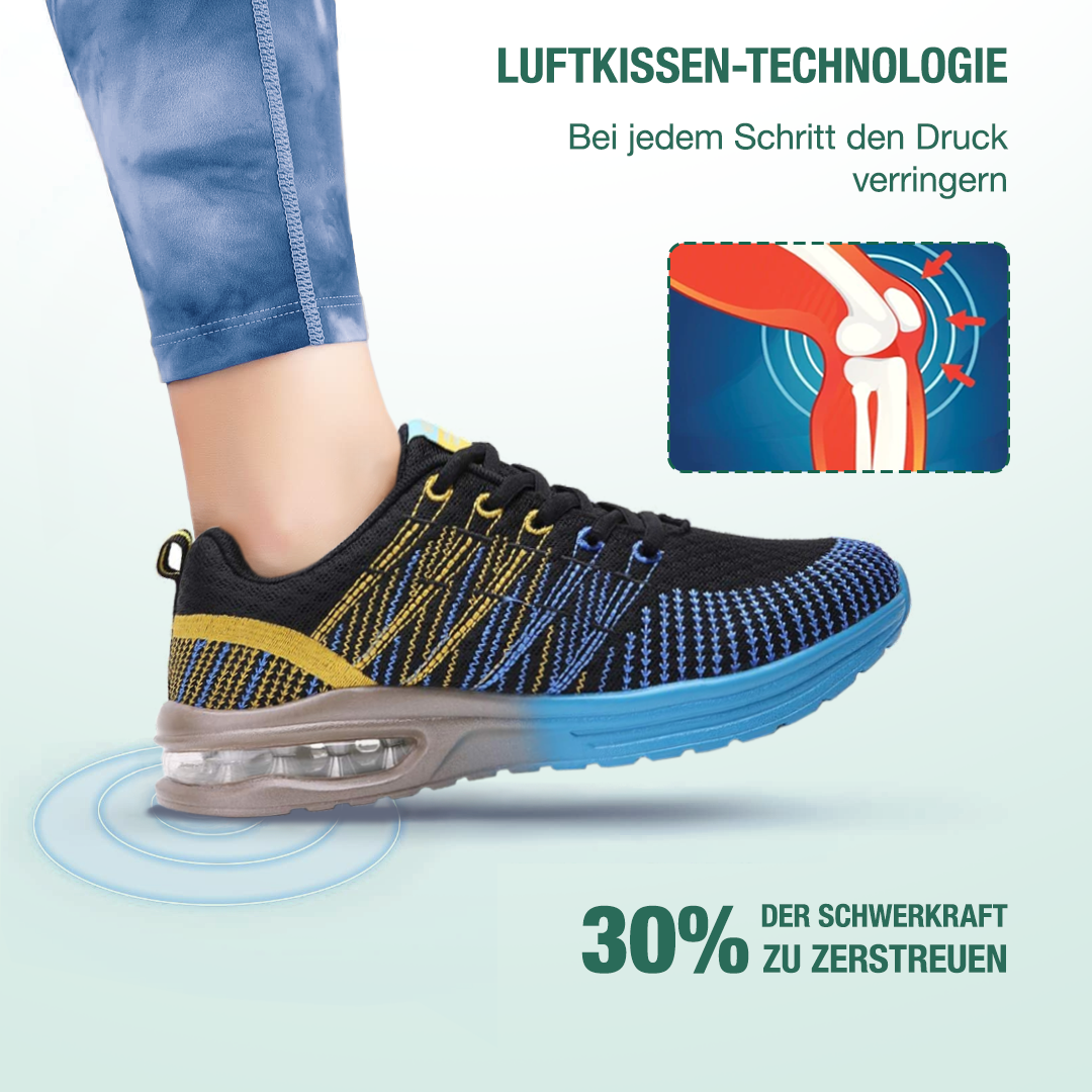Hildaschritt Orthopädische Schuhe - Gelb Blau