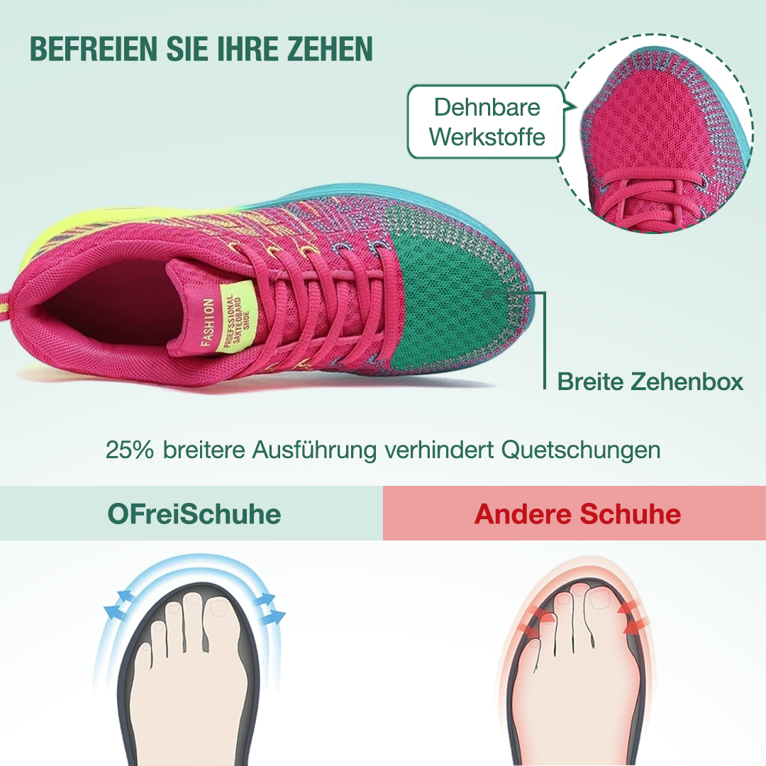 Hildaschritt Orthopädische Schuhe - Rosa