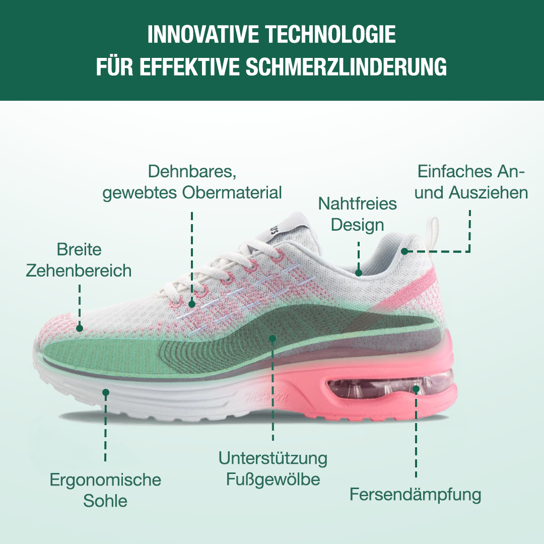 Hildaschritt Orthopädische Schuhe - Rosa Weiß