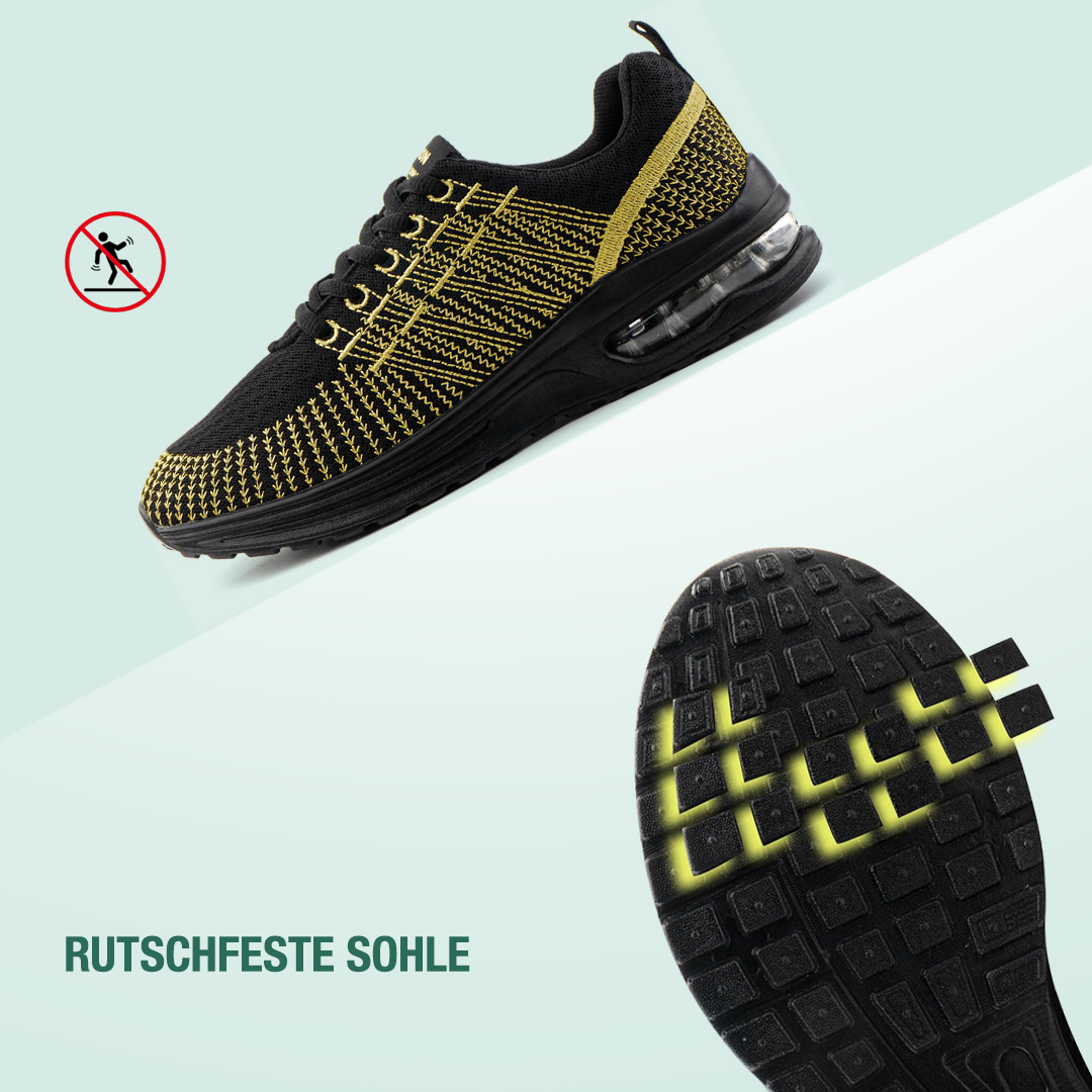 Hildaschritt Orthopädische Schuhe - Schwarz Gelb