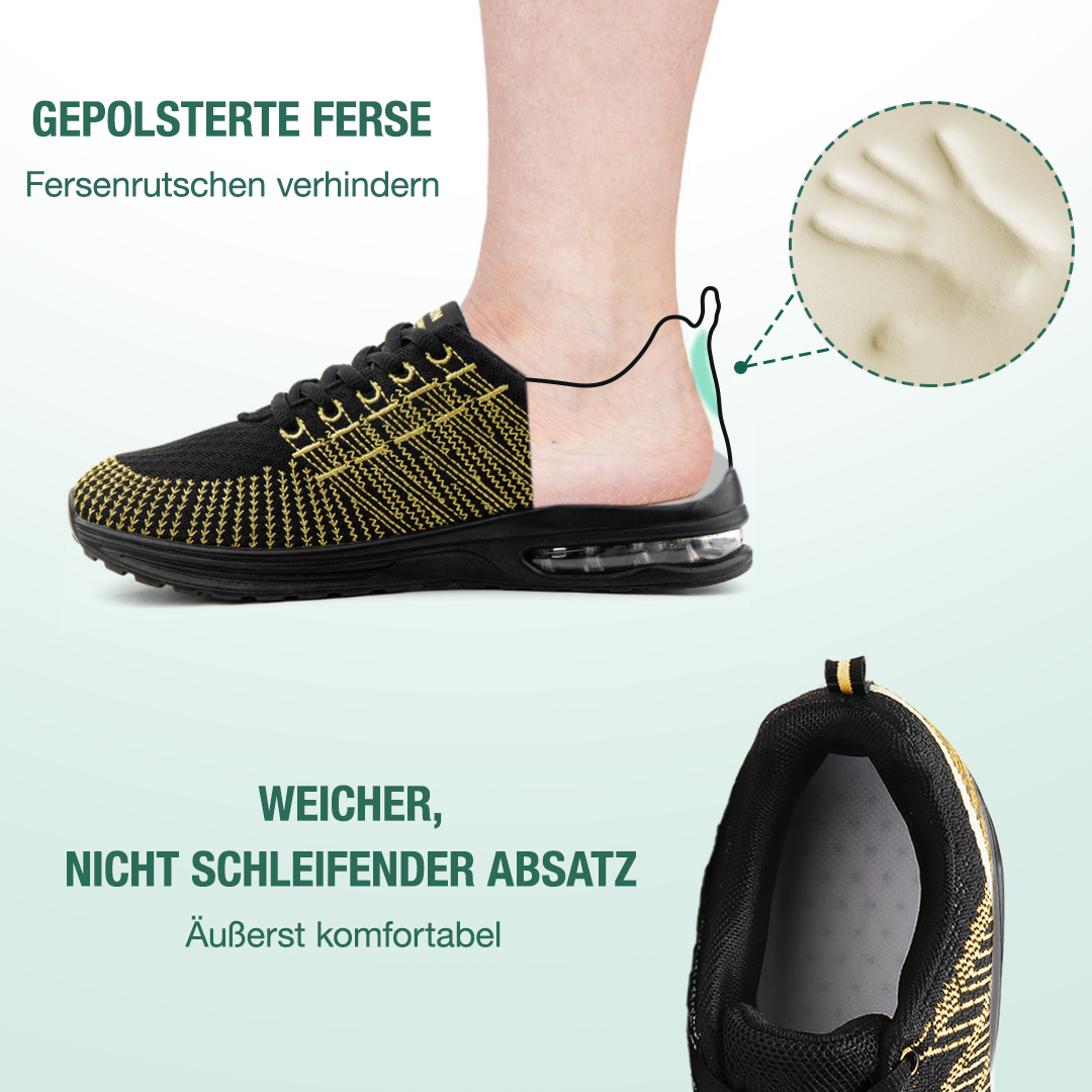 Hildaschritt Orthopädische Schuhe - Schwarz Gelb