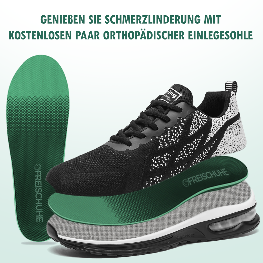 LuftFlex Orthopädische Schuhe Mesh - Schwarz Weiß