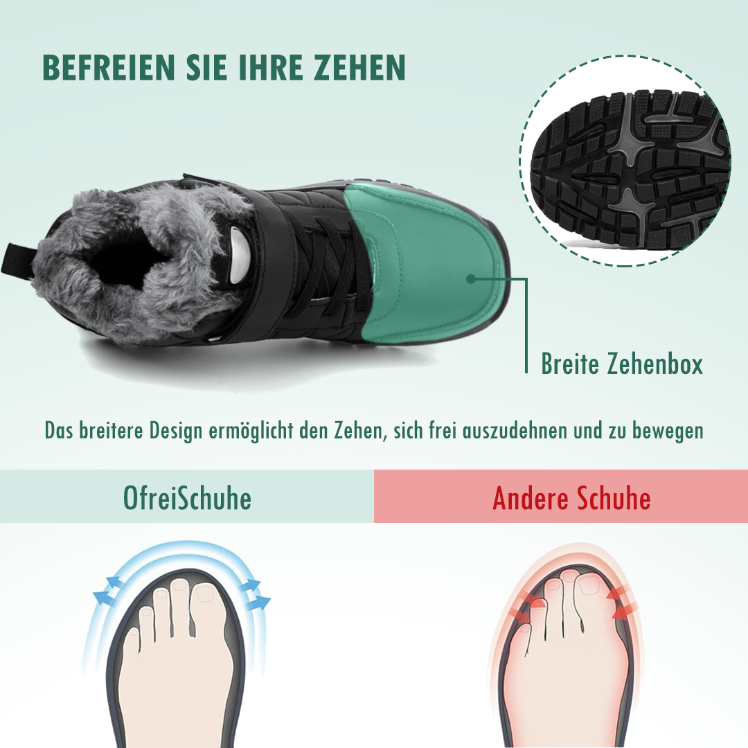 Lederstark Orthopädische Winterschuhe Leder