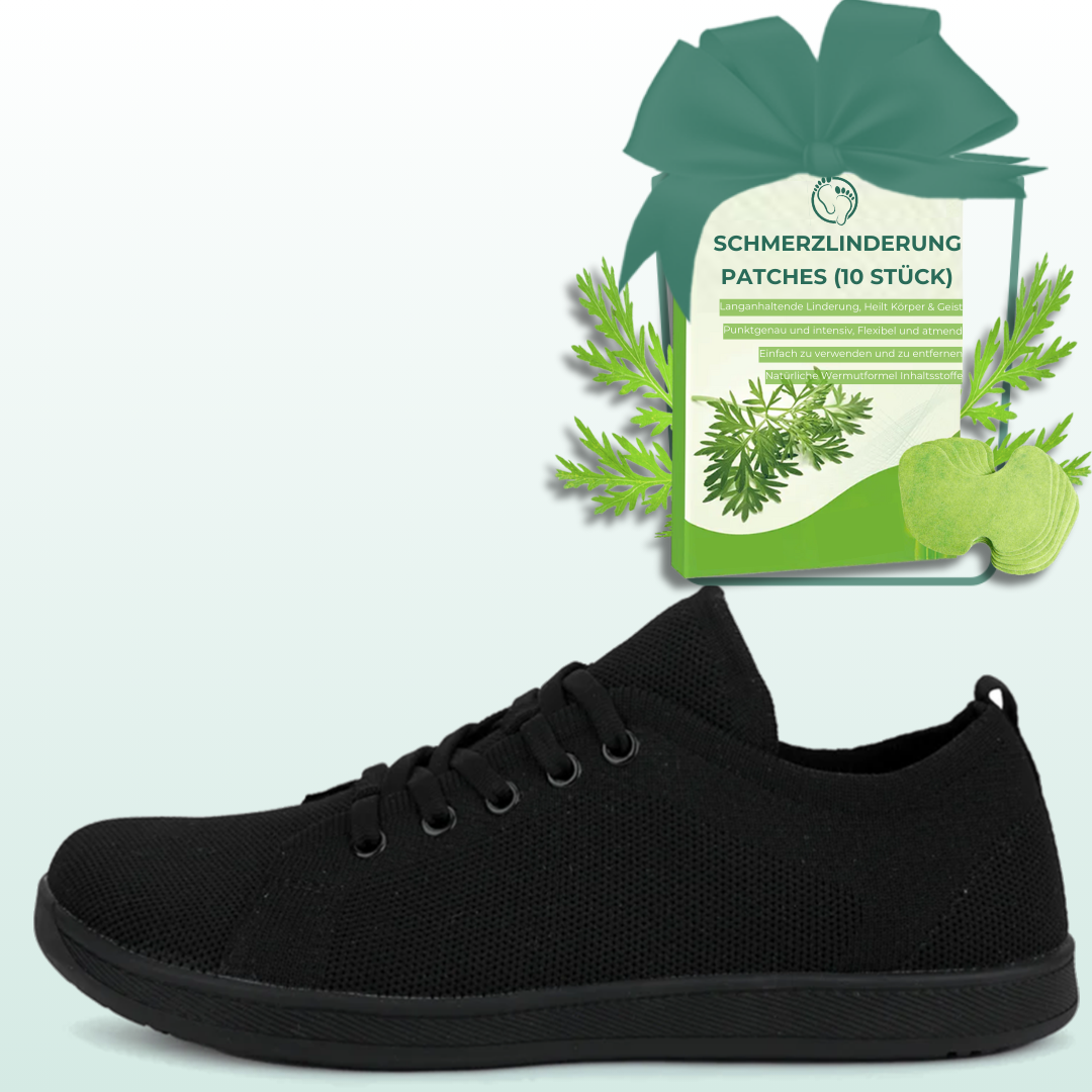 Lorry Vamp Barfußschuhe Knit Schwarz - Barfuß-Wunder und Kräutermagie