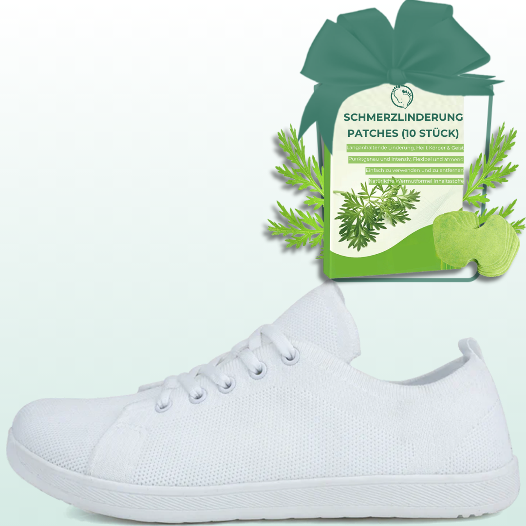 Lorry Vamp Barfußschuhe Knit Weiß - Schmerzfrei wie ein Barfußkind