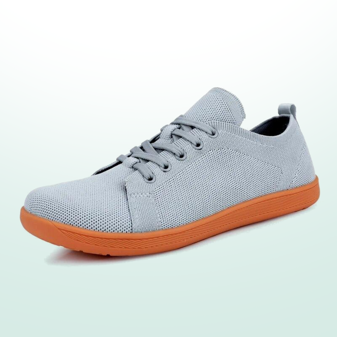 Lorry Vamp Barfußschuhe Knit Hellgrau - Fußfreiheit und Massagen-Galore