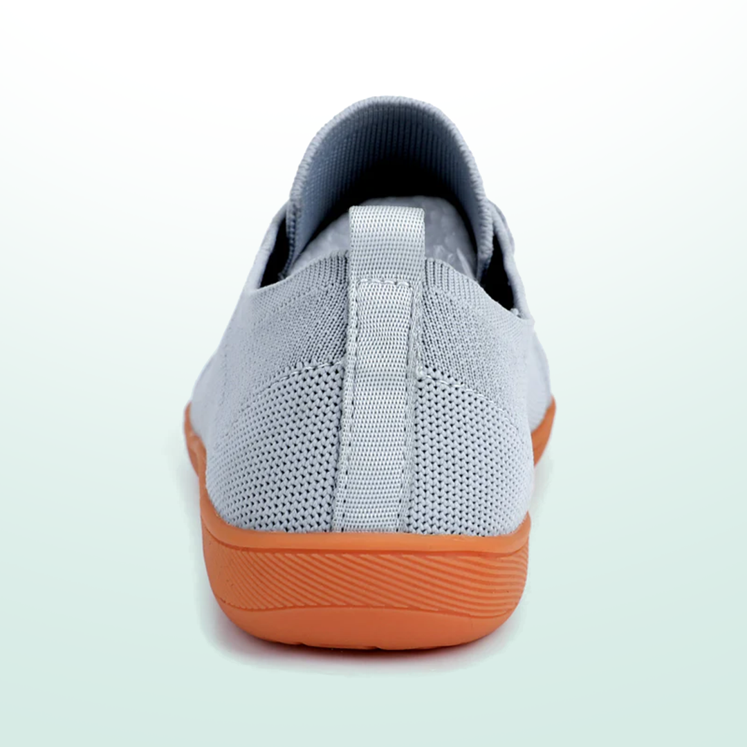 Lorry Vamp Barfußschuhe Knit Hellgrau - Schuhspaß und Nackenfreude