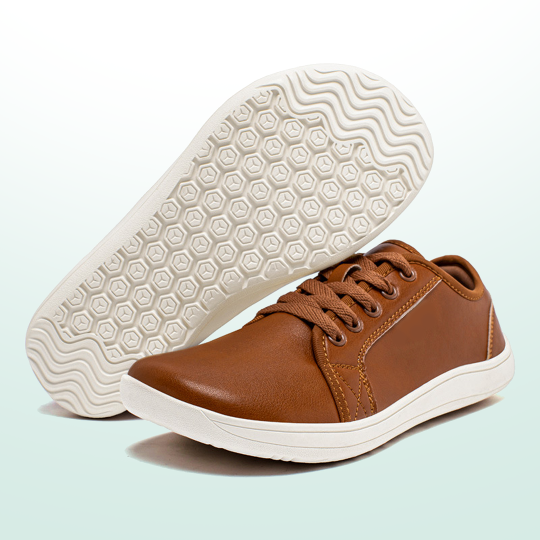 Lorry Vamp Barfußschuhe Leder - Braun